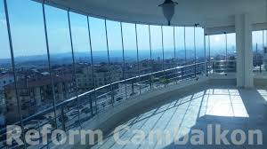 Mavi Renk Cam Balkon Izmir Cam Balkon